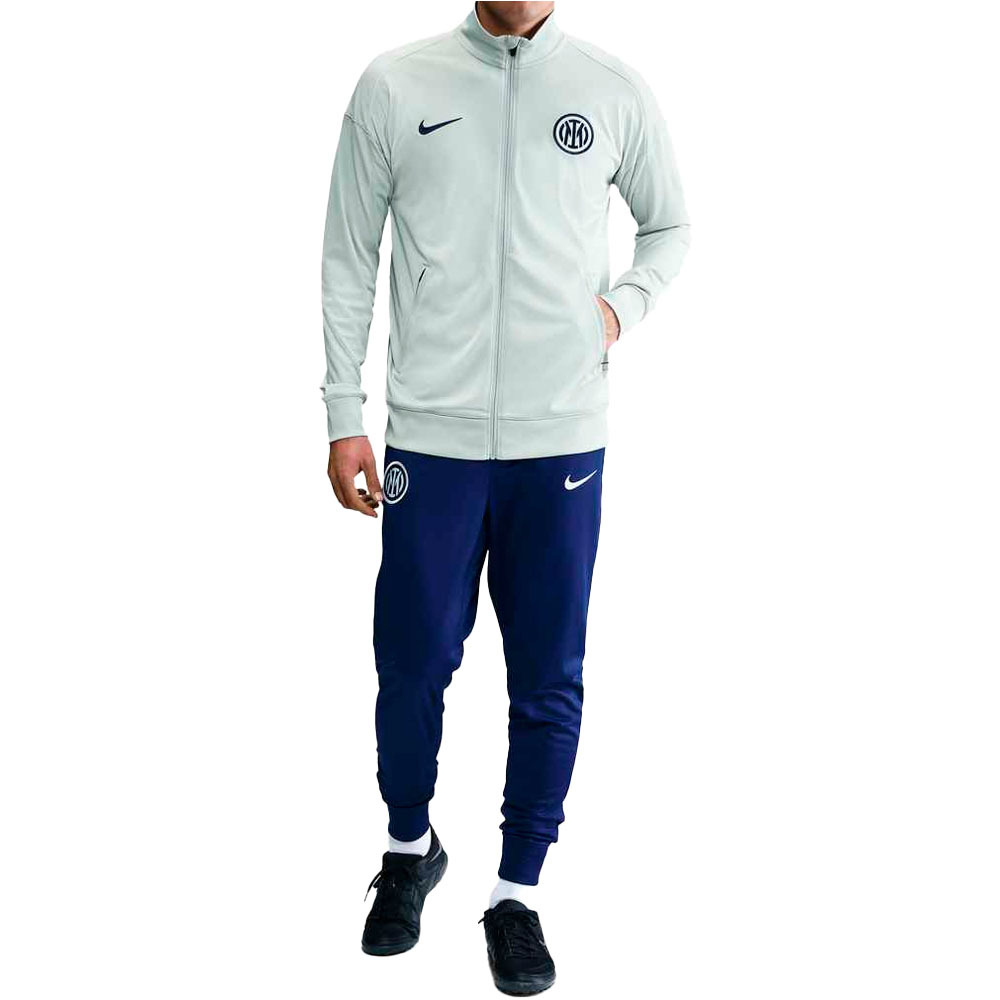 Nike chubasqueros y chaquetones entrenamiento fútbol INTER 25 M NK DF STRK TRK SUIT K vista frontal