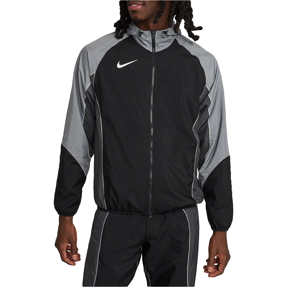 Nike chubasqueros y chaquetones entrenamiento fútbol M NK RPL STRK+ HD JKT W vista frontal