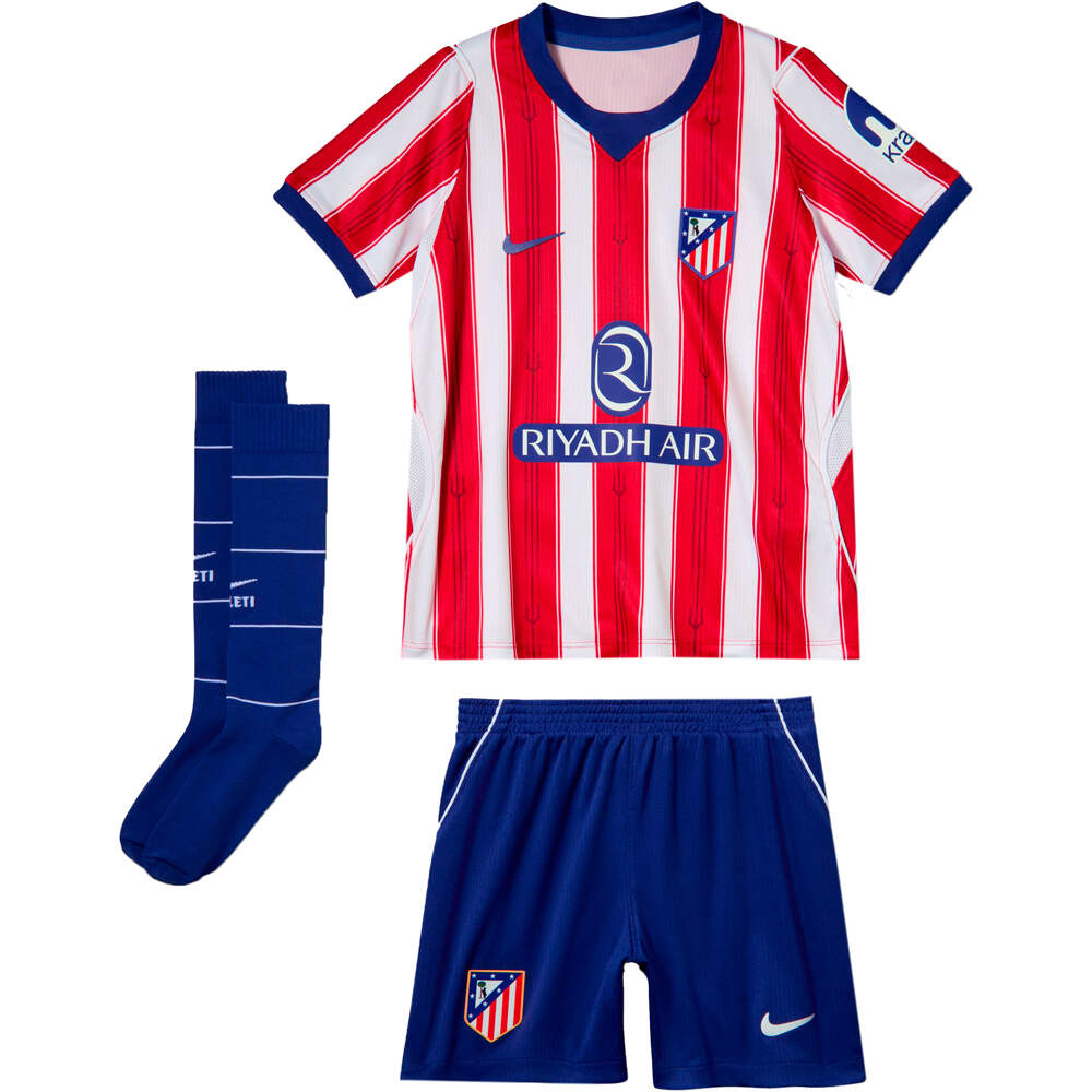 Nike equipación fútbol niño ATM.MADRID 27 LK NK DF KIT STAD 3RD vista frontal