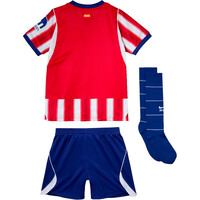 Nike equipación fútbol niño ATM.MADRID 27 LK NK DF KIT STAD 3RD vista trasera