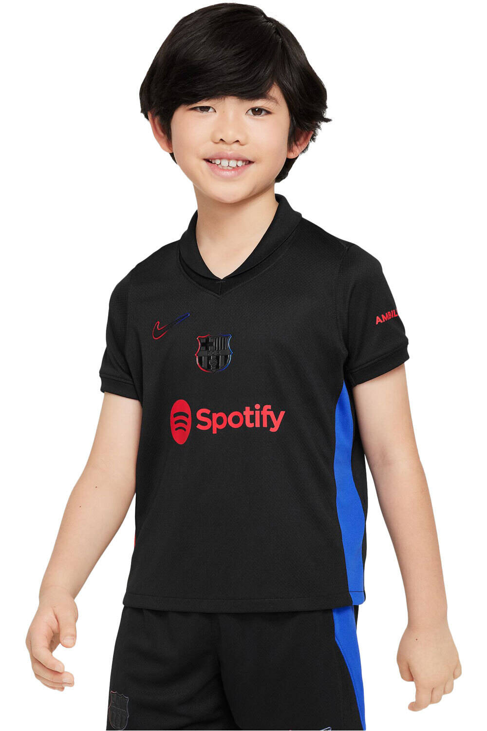 Nike equipación fútbol niño BARCELONA 25 LK NK DF KIT STAD AW vista detalle