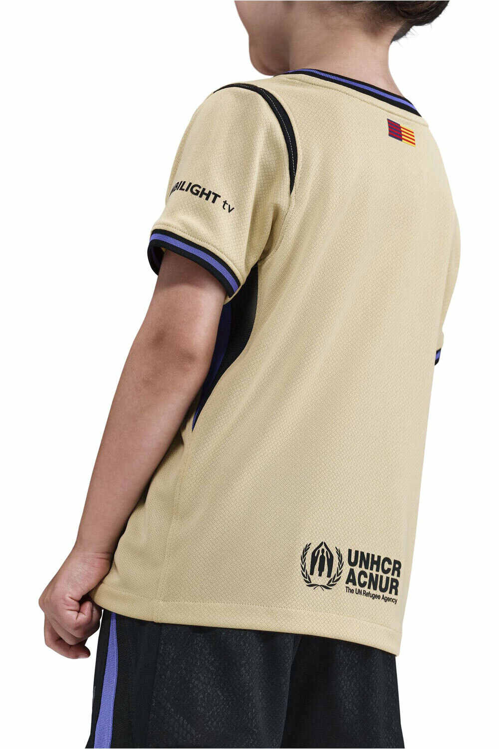 Nike equipación fútbol niño BARCELONA 26 LK NK DF KIT STAD AW 04