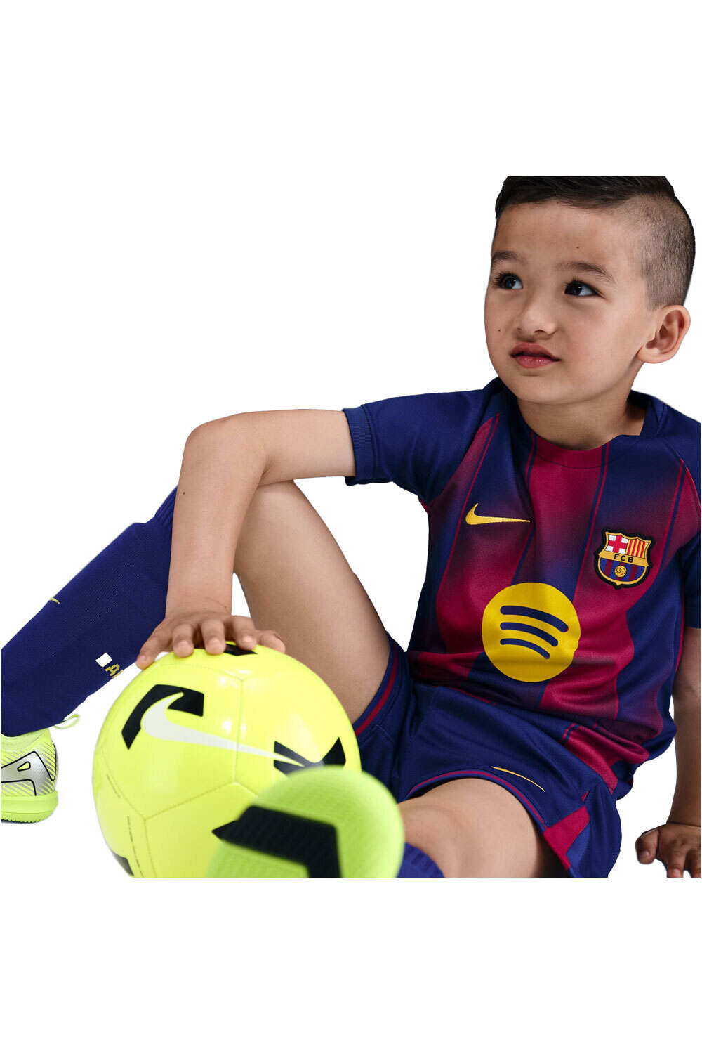 Nike equipación fútbol niño BARCELONA 26 LK NK DF KIT STAD HM 06