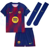 Nike equipación fútbol niño BARCELONA 26 LK NK DF KIT STAD HM 07