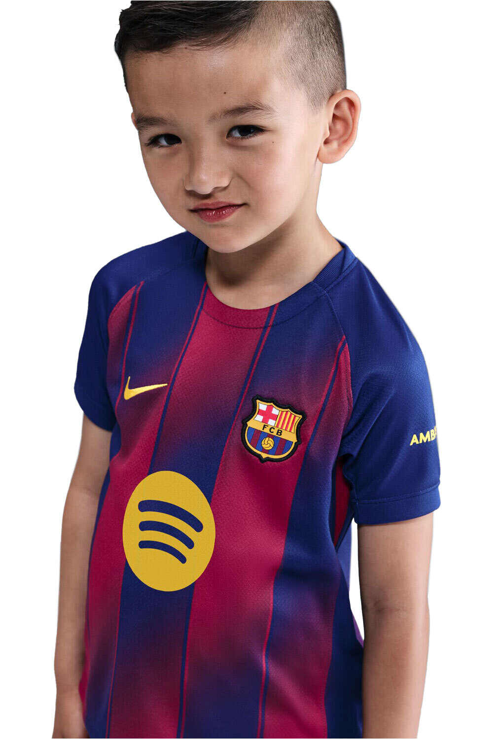 Nike equipación fútbol niño BARCELONA 26 LK NK DF KIT STAD HM vista detalle