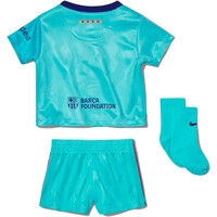 Nike equipación fútbol niño BARCELONA 27 INF NK DF KIT STAD 3RD vista trasera