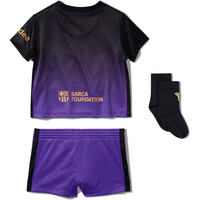 Nike equipación fútbol niño BARCELONA 27 INF NK DF KIT STAD AW vista trasera