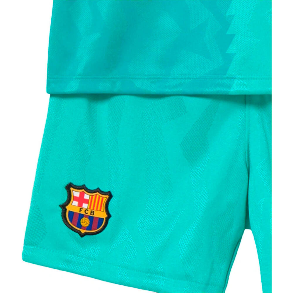 Nike equipación fútbol niño BARCELONA 27 LK NK DF KIT STAD 3RD vista detalle