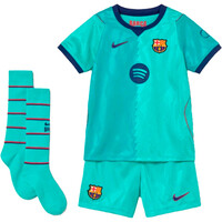 Nike equipación fútbol niño BARCELONA 27 LK NK DF KIT STAD 3RD vista frontal