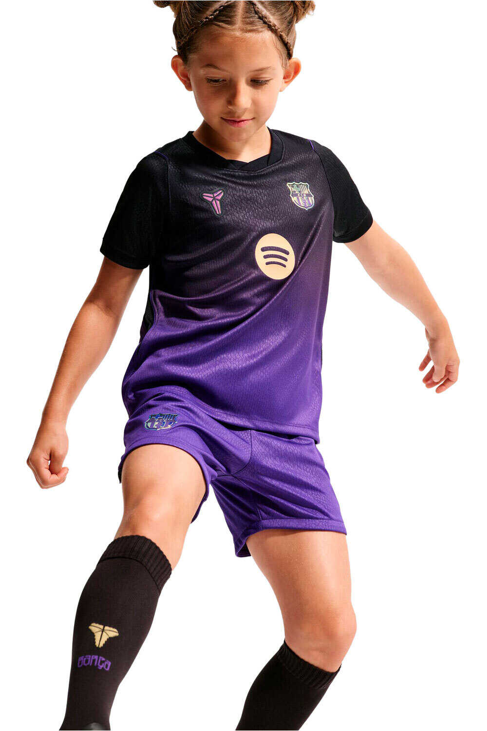 Nike equipación fútbol niño BARCELONA 27 LK NK DF KIT STAD AW 04