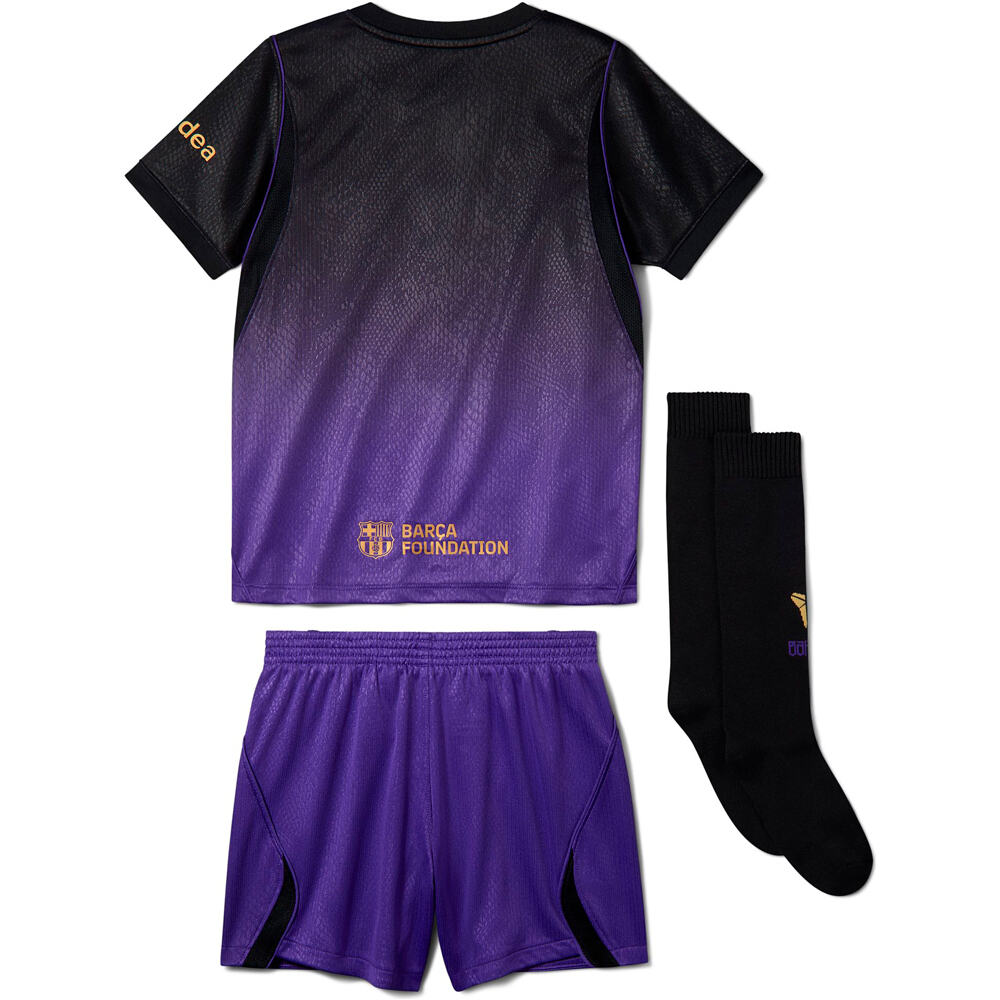 Nike equipación fútbol niño BARCELONA 27 LK NK DF KIT STAD AW 09
