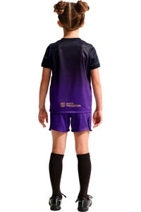 Nike equipación fútbol niño BARCELONA 27 LK NK DF KIT STAD AW vista trasera