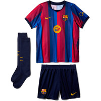 Nike equipación fútbol niño BARCELONA 27 LK NK DF KIT STAD HM 08