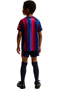 Nike equipación fútbol niño BARCELONA 27 LK NK DF KIT STAD HM vista trasera