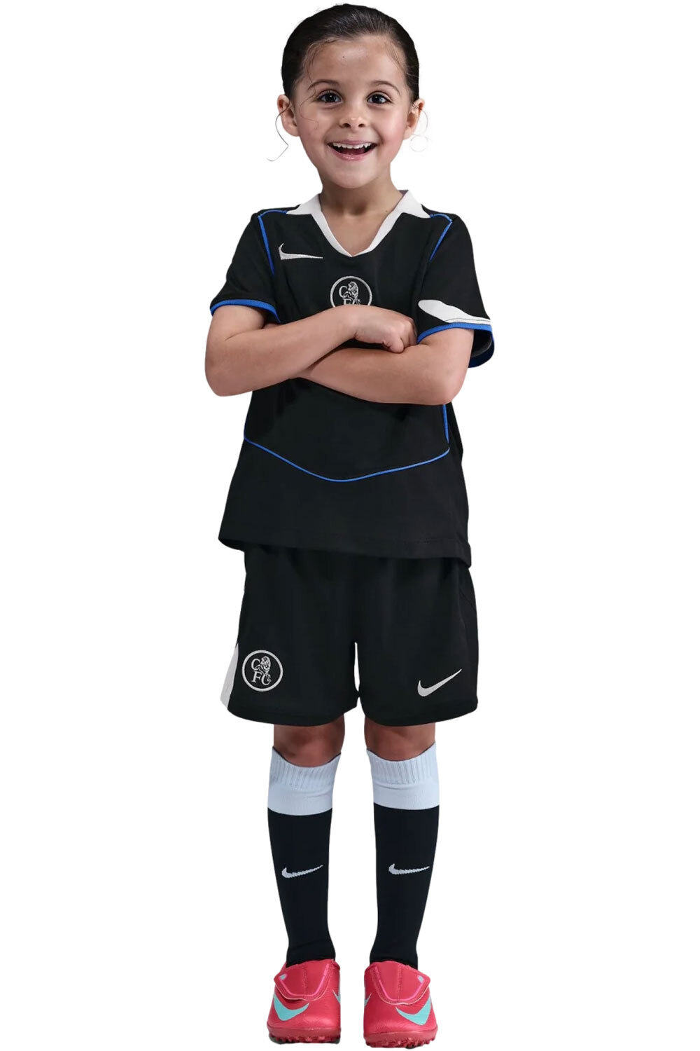 Nike equipación fútbol niño CFC LK NK DF KIT STAD 3R vista frontal