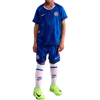 Nike equipación fútbol niño CHELSEA 25 LK NK DF KIT STAD HM vista frontal