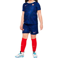 Nike equipación fútbol niño FRANCIA 25 LK NK DF STAD KIT HM vista frontal