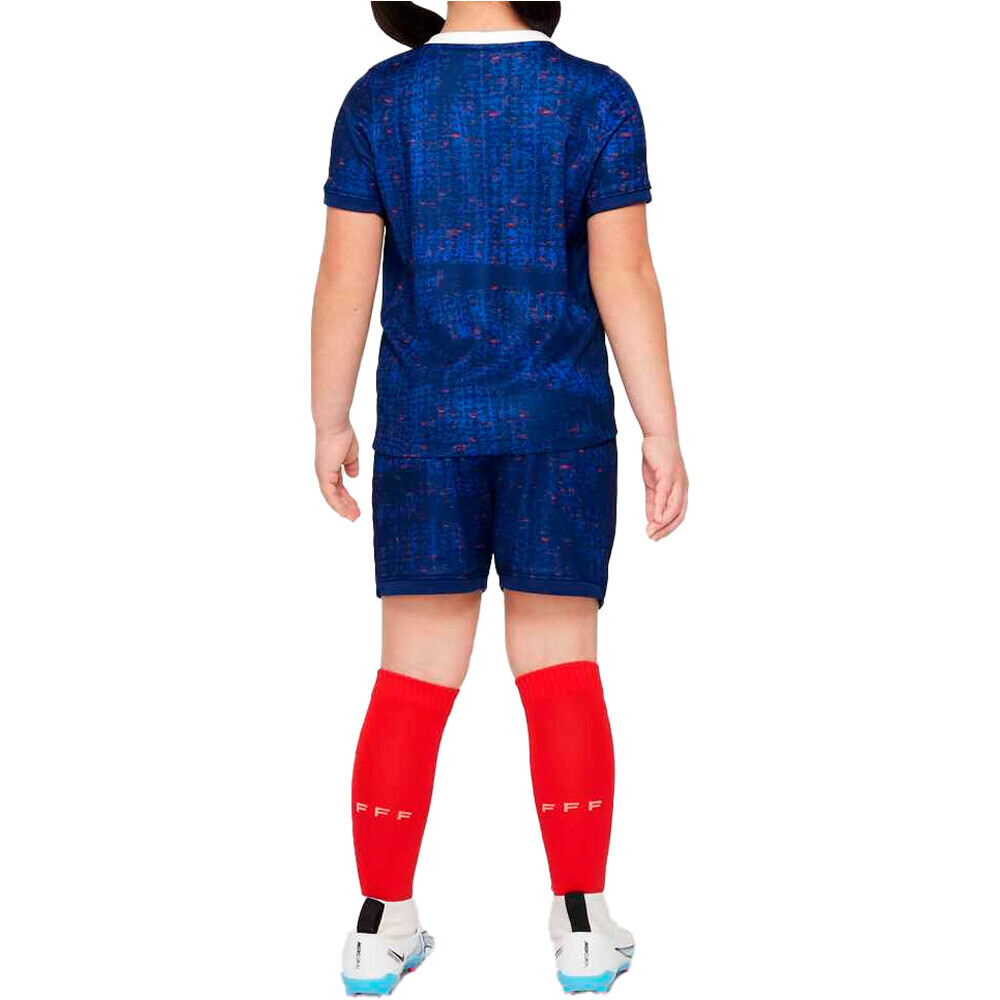 Nike equipación fútbol niño FRANCIA 25 LK NK DF STAD KIT HM vista trasera