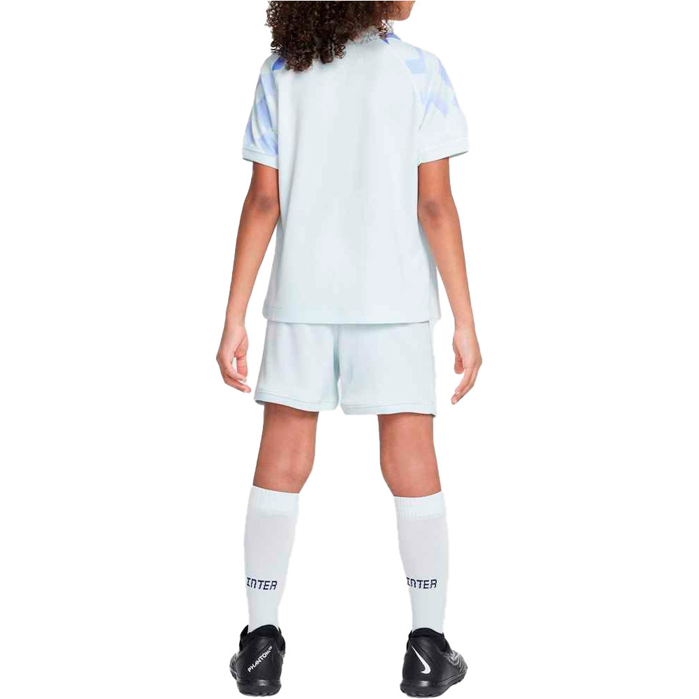 Nike equipación fútbol niño INTER 25 LK NK DF KIT STAD AW vista trasera