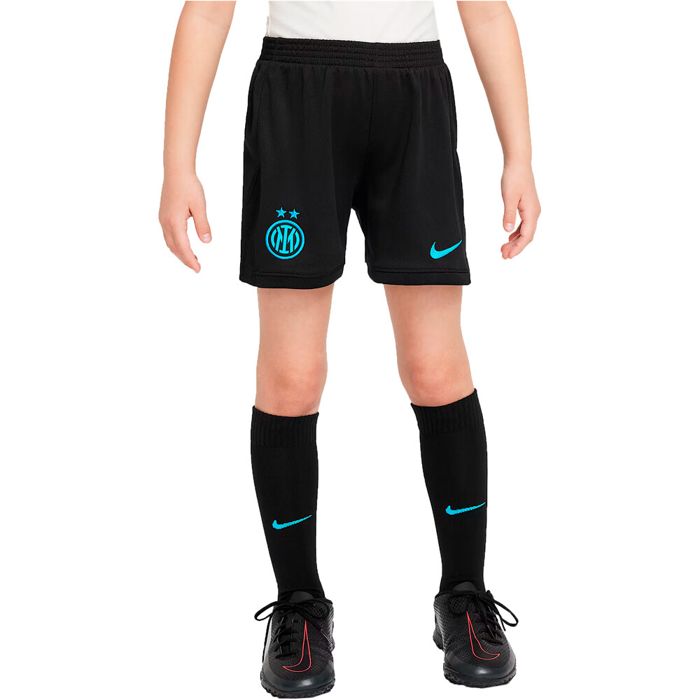 Nike equipación fútbol niño INTER 25 LK NK DF KIT STAD HM 03