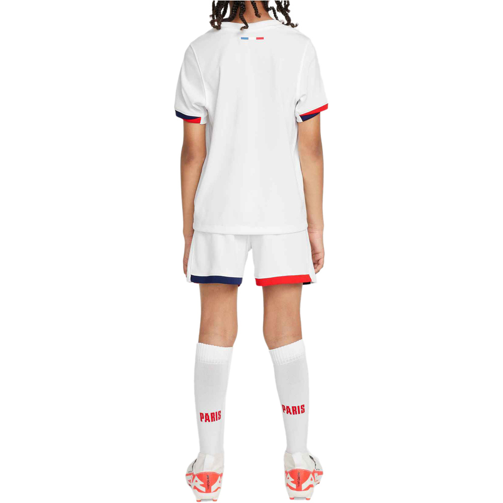 Nike equipación fútbol niño PSG 25 LK NK DF KIT STAD AW vista trasera