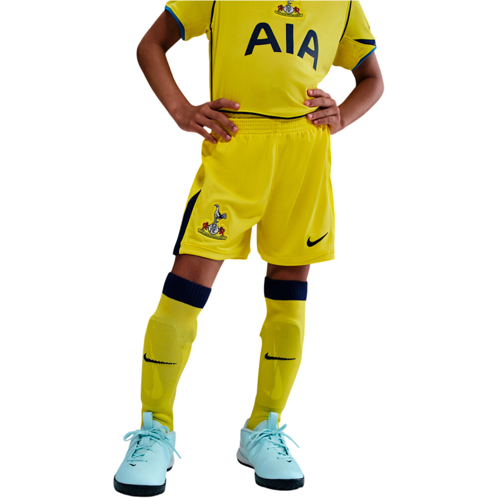 Nike equipación fútbol niño THFC LK NK DF KIT STAD 3R 04