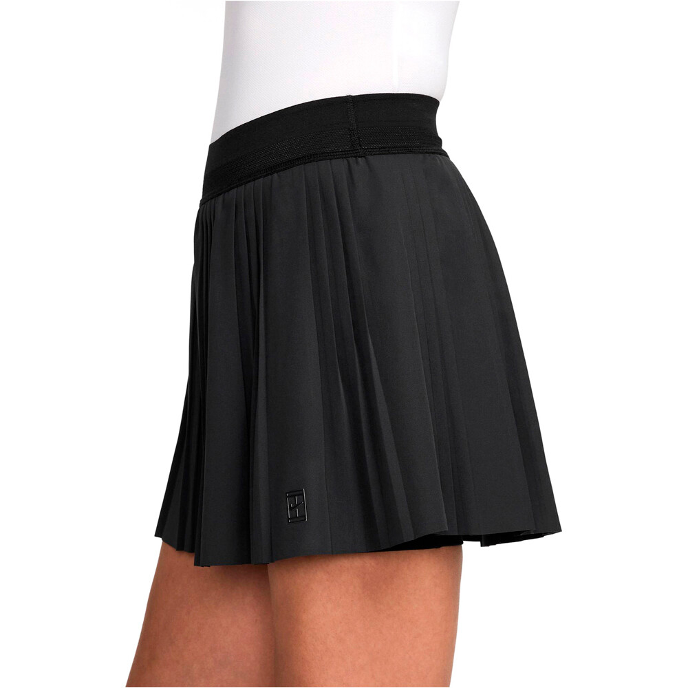 Nike falda tenis W NKCT DF ADVTG ACE SKT HR PLT vista detalle
