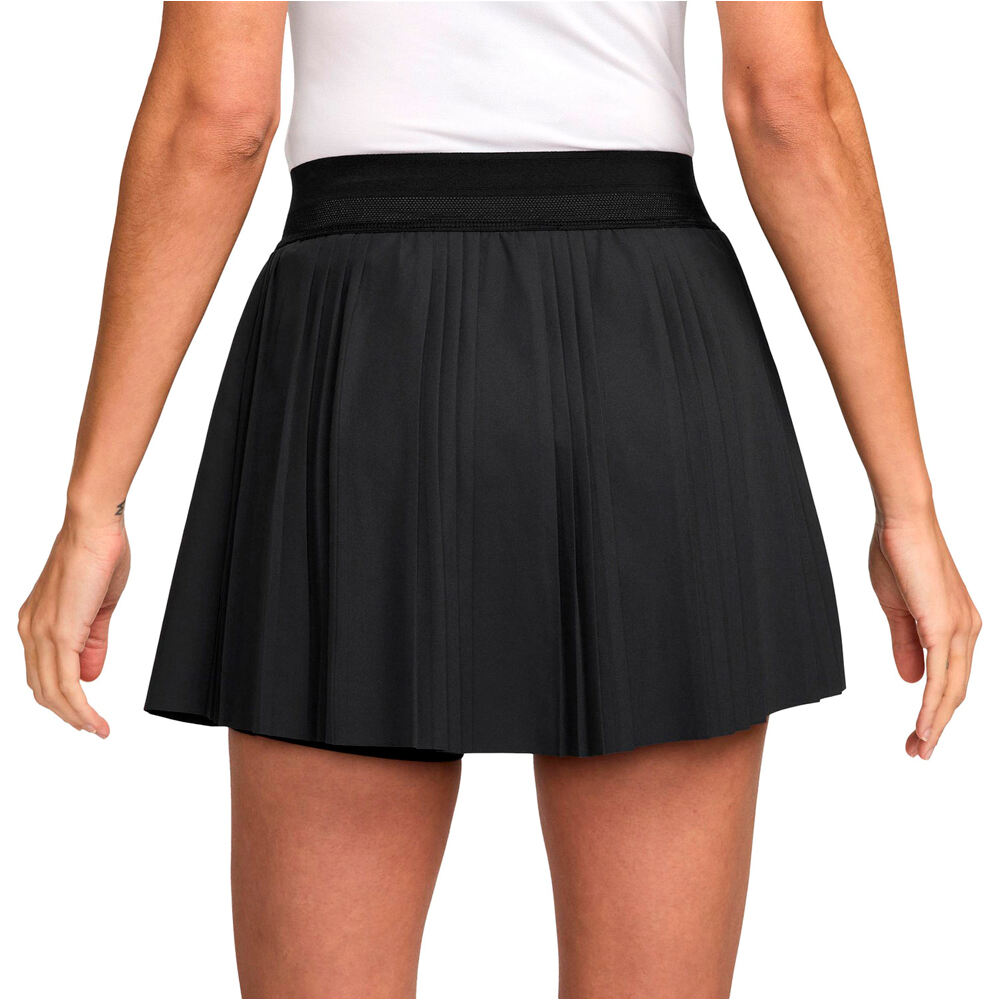 Nike falda tenis W NKCT DF ADVTG ACE SKT HR PLT vista trasera