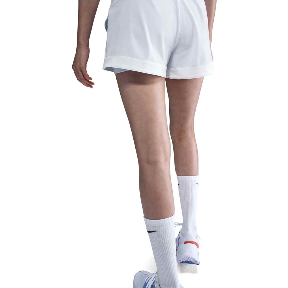 Nike falda tenis W NKCT DF SLAM SKORT HR MB vista trasera