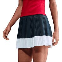 Nike falda tenis W NKCTDF ADVTGACE SKRT HR PLTS vista frontal