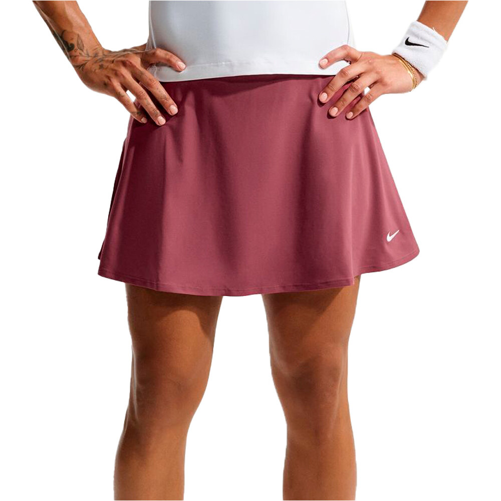 Nike falda tenis W NKDF VCTY SKRT MRREGFLCY vista frontal