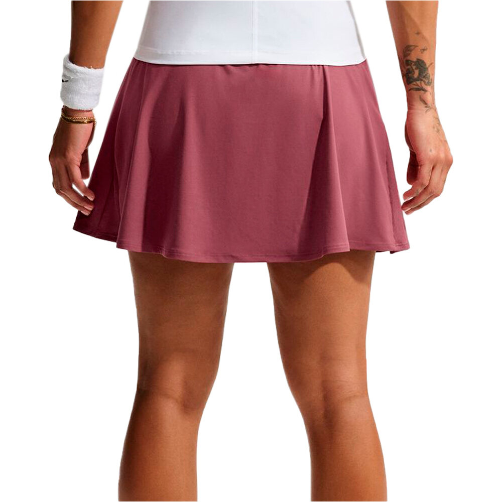 Nike falda tenis W NKDF VCTY SKRT MRREGFLCY vista trasera