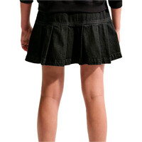 Nike faldas niña G NSW CLN DENIM PLEATED SKIRT vista trasera