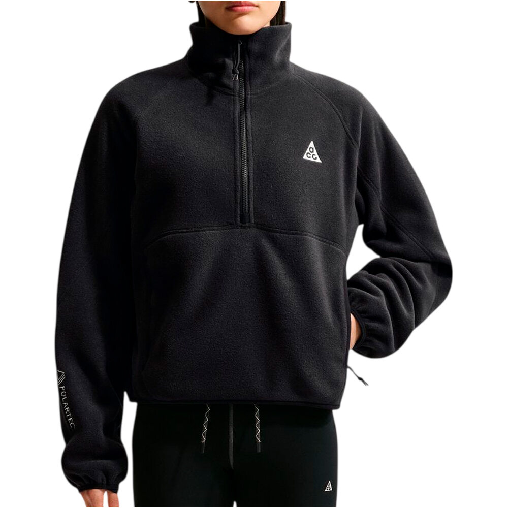 Nike forro polar mujer W ACG HZ WOLF TREE TOP vista frontal