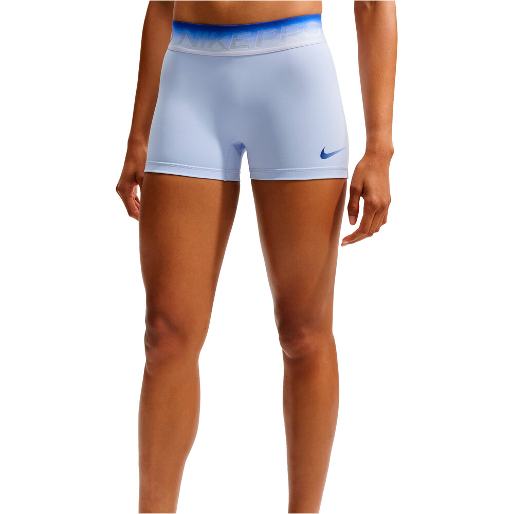 Nike Malla Corta Mujer W NP DF MR 3IN SHORT TT GRDNT vista detalle