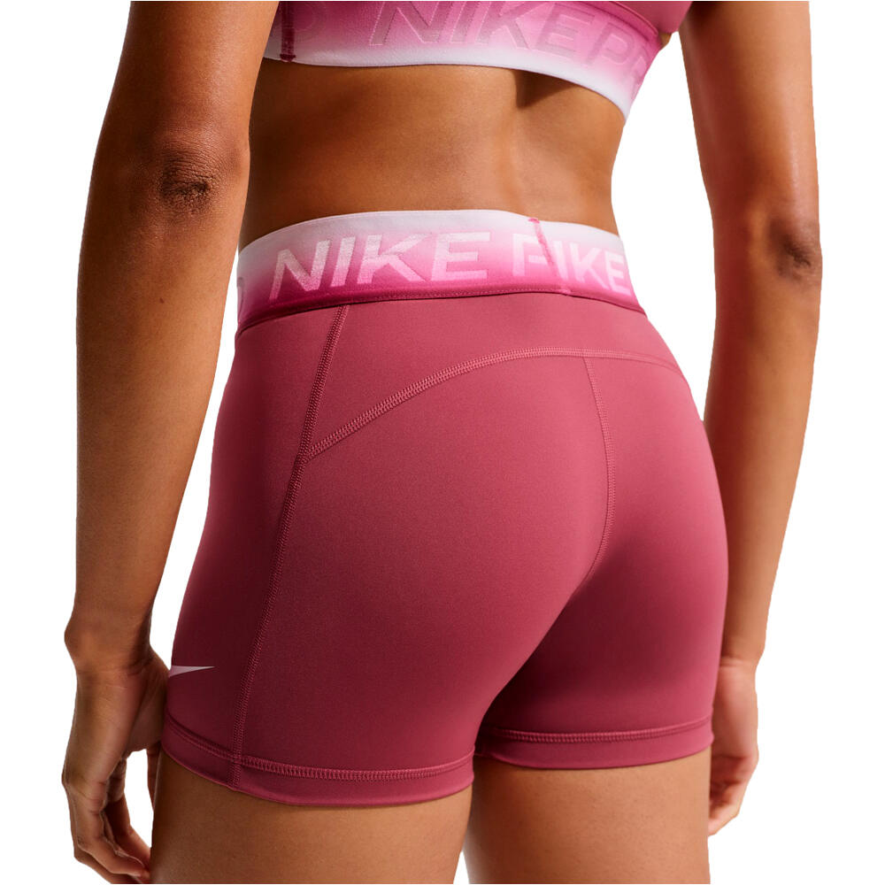 Nike Malla Corta Mujer W NP DF MR 3IN SHORT TT GRDNT vista detalle