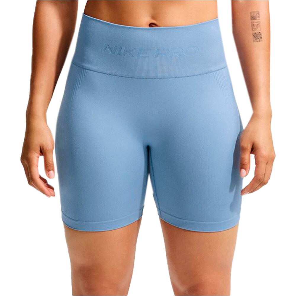 Nike Malla Corta Mujer W NP DF SMLS HR 5IN SHORT vista frontal