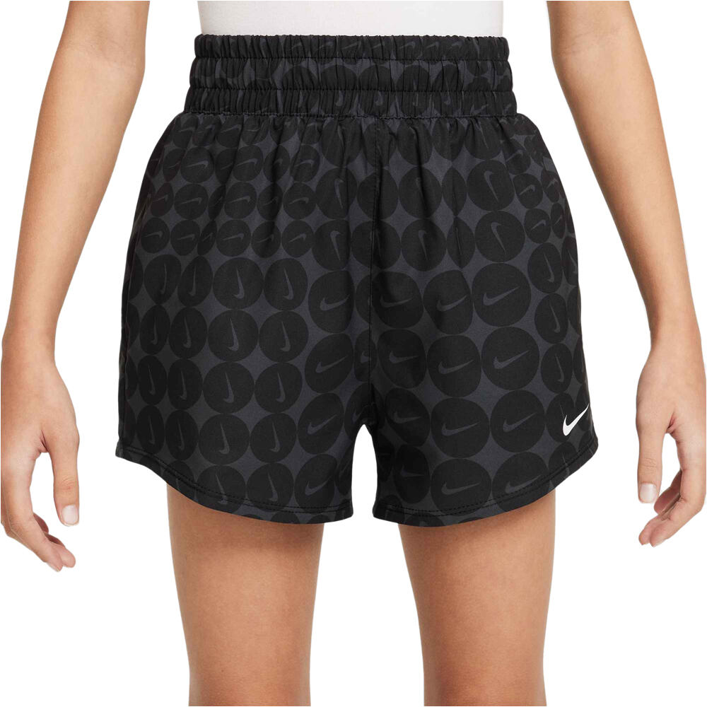 Nike malla corta niña G NK ONE SHORT AOP vista frontal