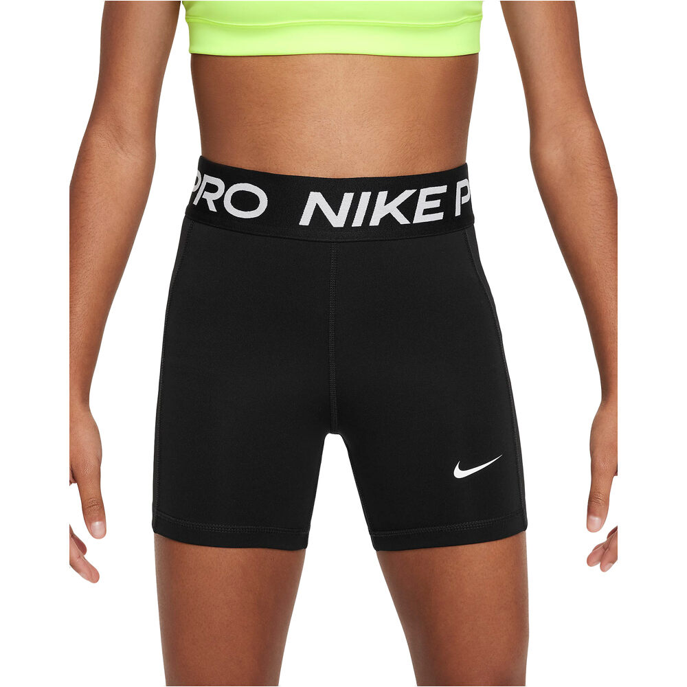 Nike malla corta niña G NP DF 3IN LPP SHORT vista frontal