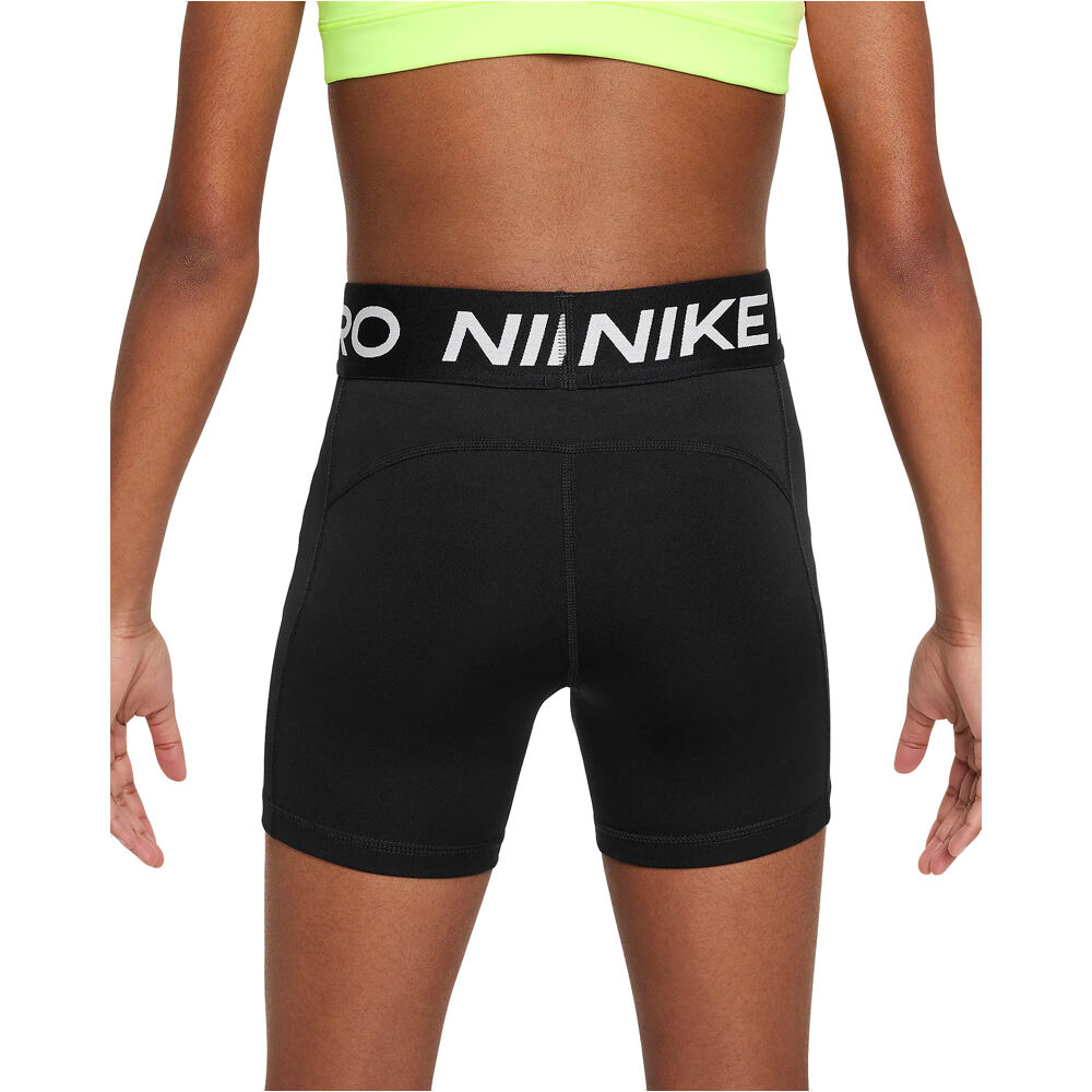 Nike malla corta niña G NP DF 3IN LPP SHORT vista trasera