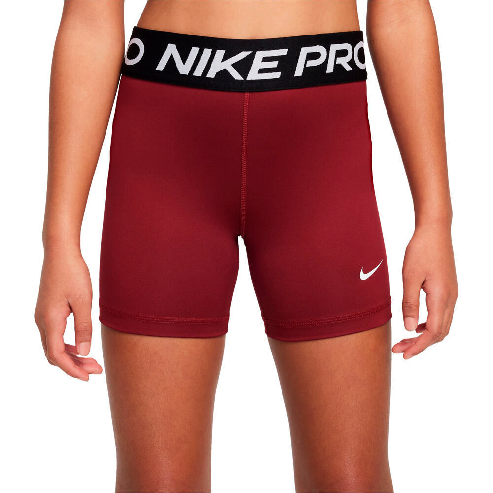 Nike malla corta niña G NP DF 3IN SHORT vista frontal