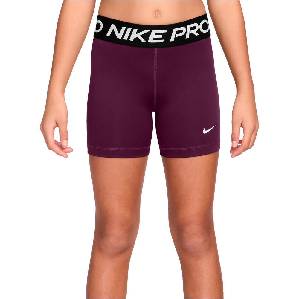 Nike malla corta niña G NP DF 3IN SHORT vista frontal