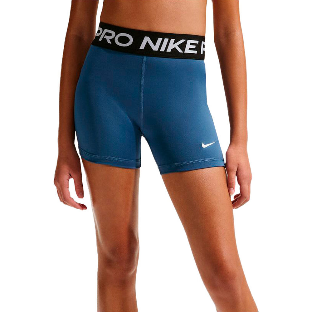 Nike malla corta niña G NP DF 3IN SHORT vista frontal