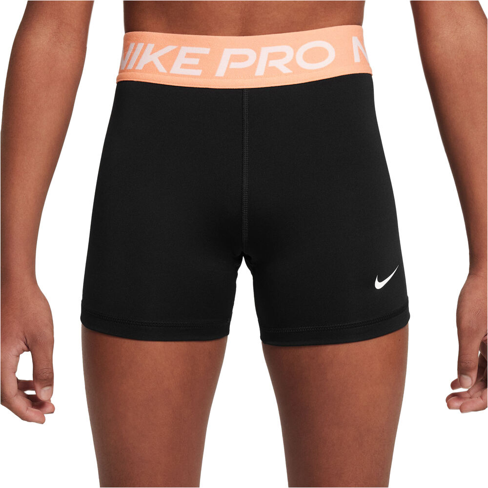 Nike malla corta niña G NP DF 3IN SHORT vista frontal