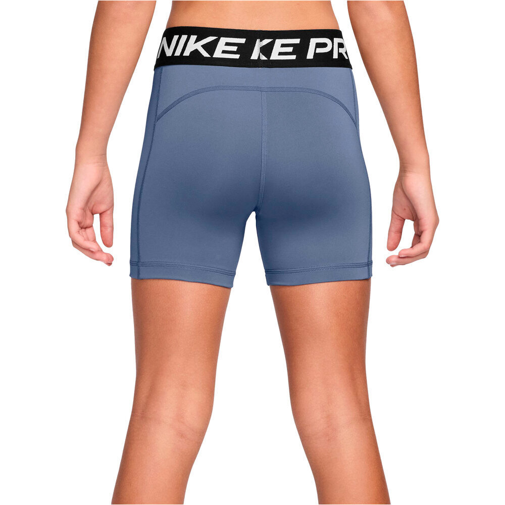 Nike malla corta niña G NP DF 3IN SHORT vista trasera