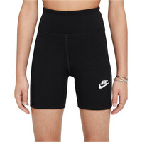 Nike malla corta niña G NSW CLSSC 5IN HR BIKE SHORT vista frontal