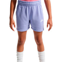 Nike malla corta niña G NSW CLUB FT 5IN SHORT LBR vista detalle
