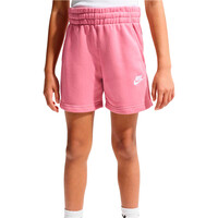 Nike malla corta niña G NSW CLUB FT 5IN SHORT LBR vista detalle