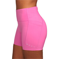 Nike malla corta running mujer W NK DF SWIFT HR 4IN SHORT vista detalle