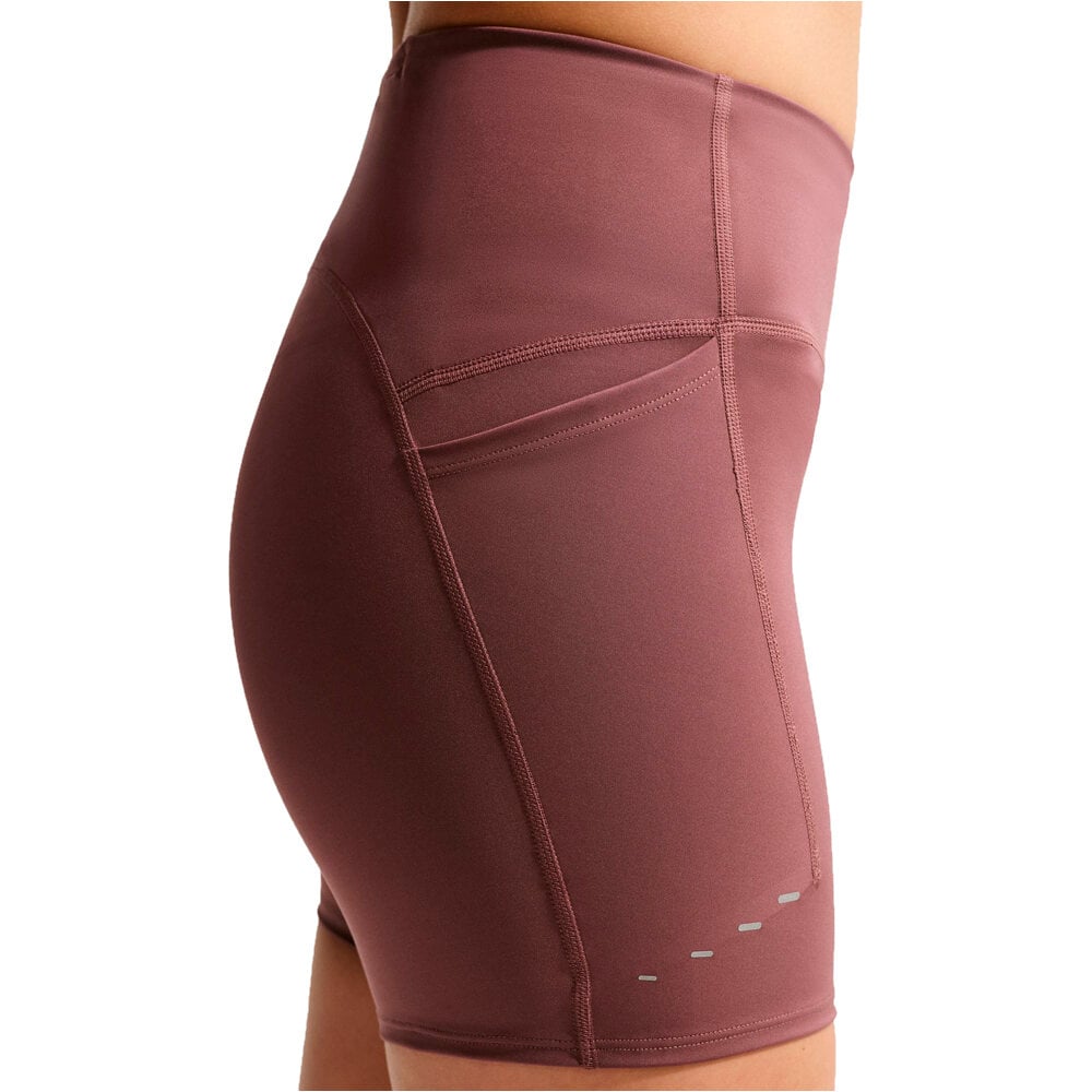 Nike malla corta running mujer W NK DF SWIFT HR 4IN SHORT vista detalle